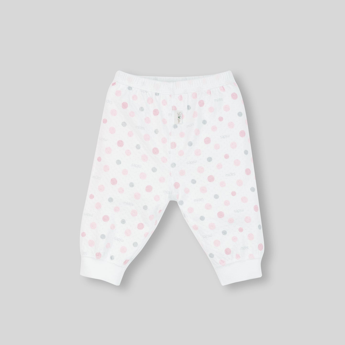 MiDes Supima Cover Pants - Jacquard - Pink Dot Print