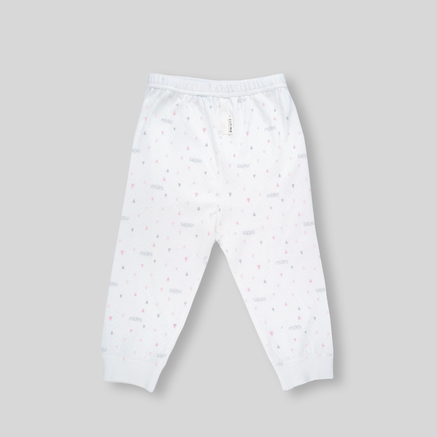 MiDes Supima Pants - Jacquard - Pink Triangle Print