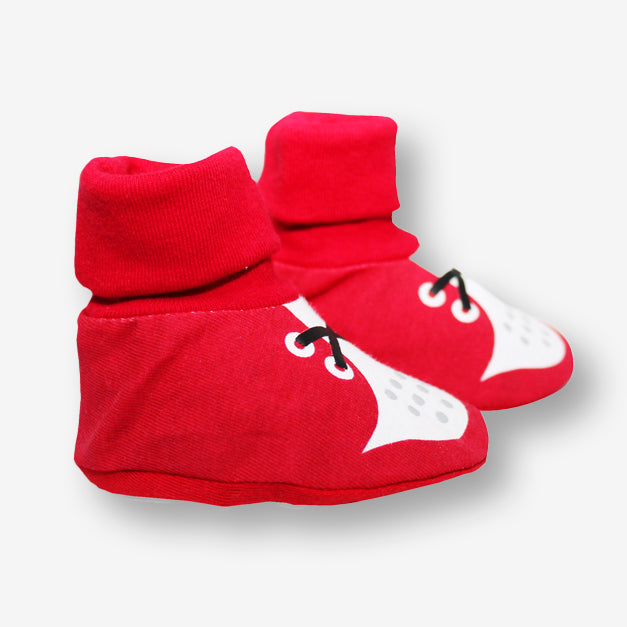 MiDes Bootie - Red/Basketball Player