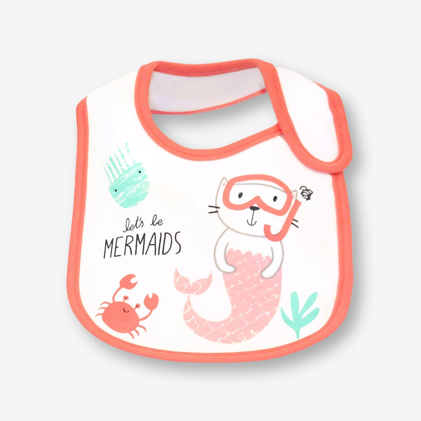 MiDes │ Pretty Cat │ Baby
Medium Size Saliva Shoulder (Coral Red)