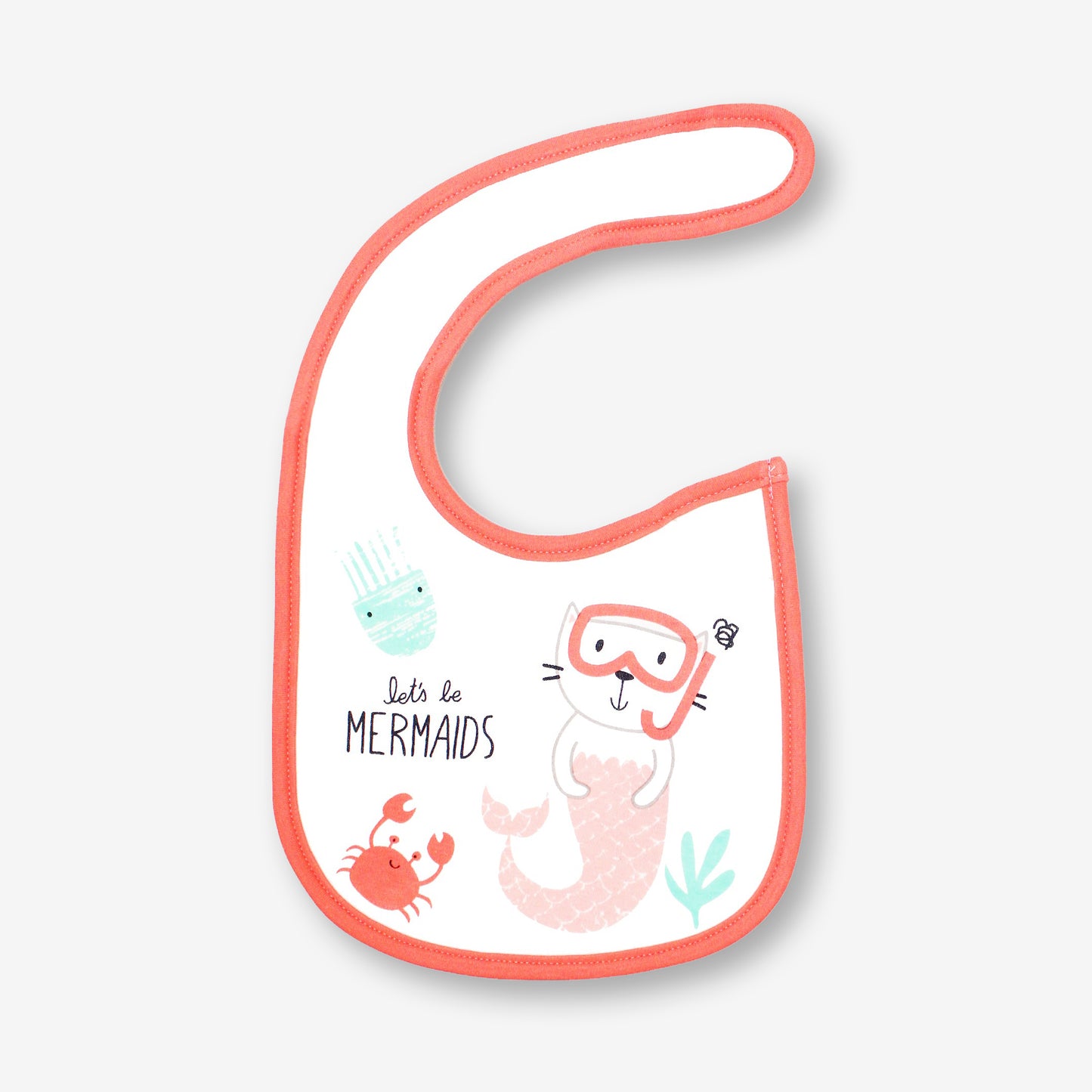 MiDes │ Pretty Cat │ Baby
Medium Size Saliva Shoulder (Coral Red)
