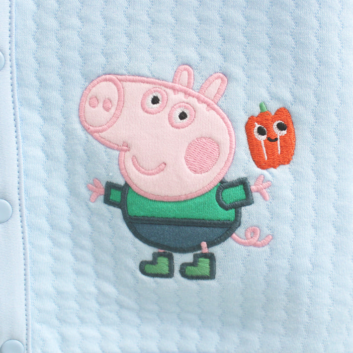 嬰兒男童 Peppa Pig Urban Farmer 夾絲棉背心外套
