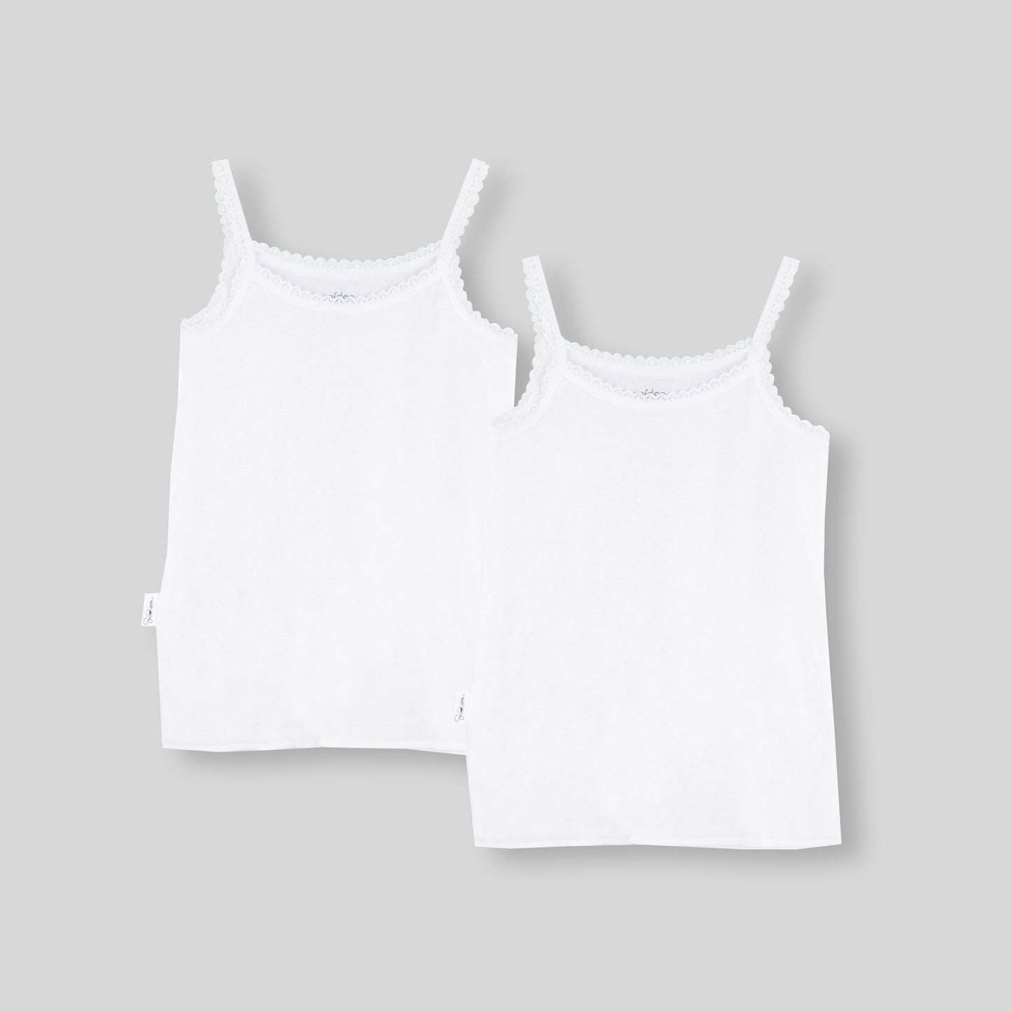 MiDes Supima Camisole Pack of 2 - Ribbed - Cream