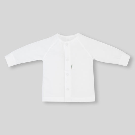 MiDes Supima Long Sleeve T-shirt - Plain/Cream