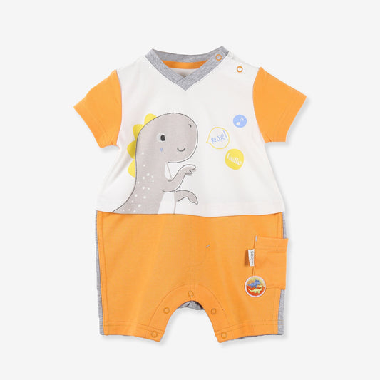 嬰兒 Happy Dino 短袖連身衣