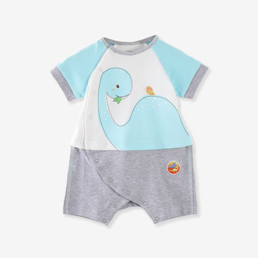 嬰兒 Happy Dino 短袖連身衣