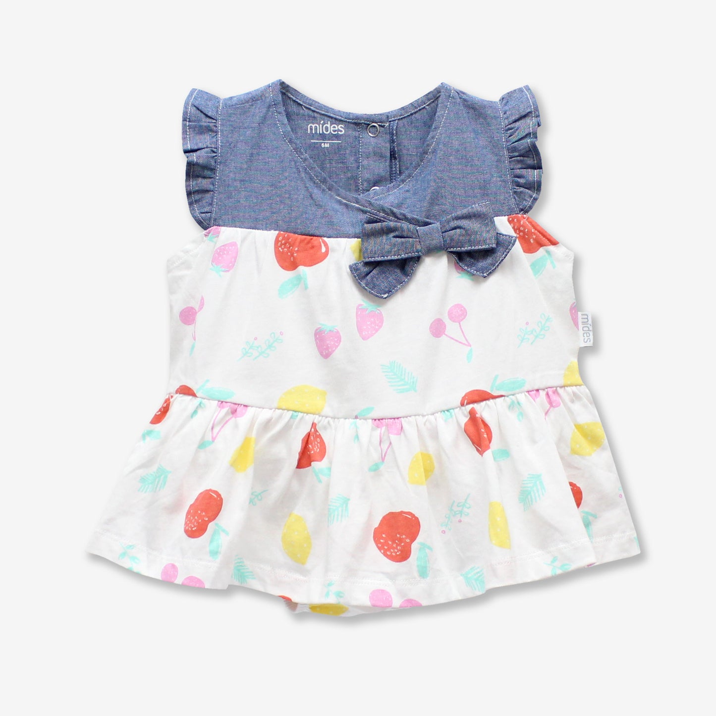 MiDes │ Fruit Paradise │ Infants Short Sleeve Bodysuit (Print/Fruit)