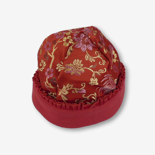 帽子-紅色/中國風圖案2