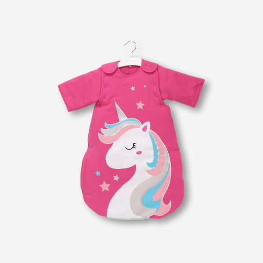 MiDes Sleeve Sleeping Bag 1.5tog (0-6 Months) - Pink/Unicorn