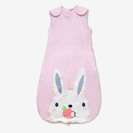 Romantic Garden Cherry Pink Bunny Infant Jacket Sleeping Bag (6-18 months - 0.5 tog)