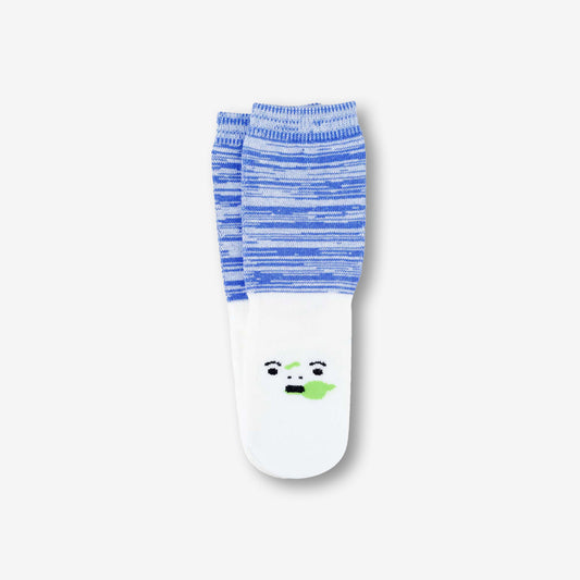 短襪單對裝-花藍色/表情款